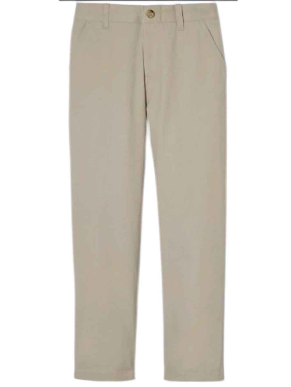NWT French Toast Boys Khaki Straight Fit Chino Pants 1 Pair School Uniform